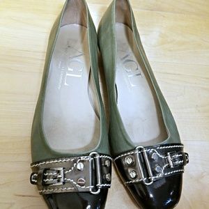 AGL- Attilio Giusti Leombruni 7.5 leather flats